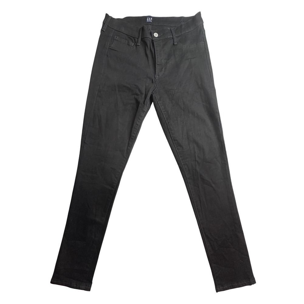 Gap Denim Favorite Jegging Skinny Jeans Womens 30 Black Wash Denim Mid Rise - Picture 2 of 14